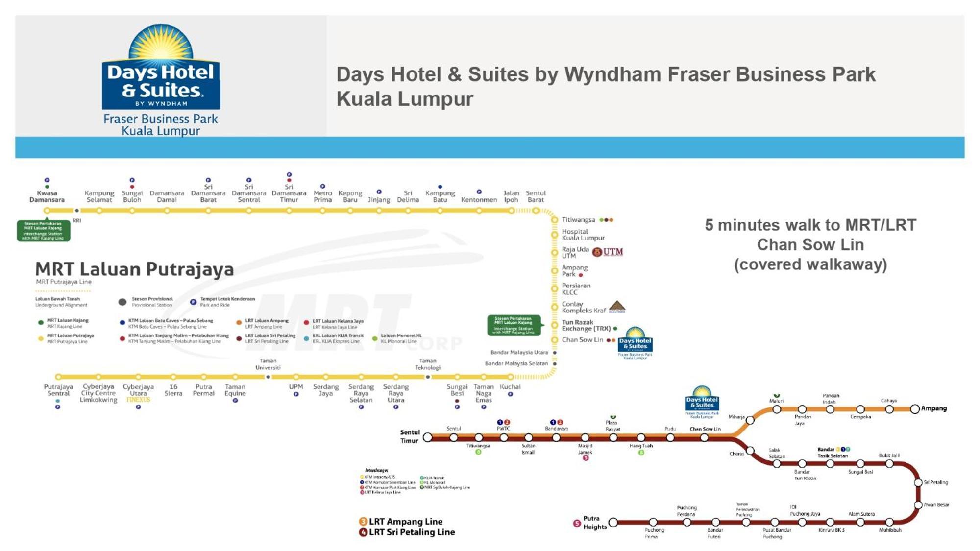 Days Hotel & Suites By Wyndham Kl - Chan Sow Lin Mrt Or Lrt Kuala Lumpur Exterior photo